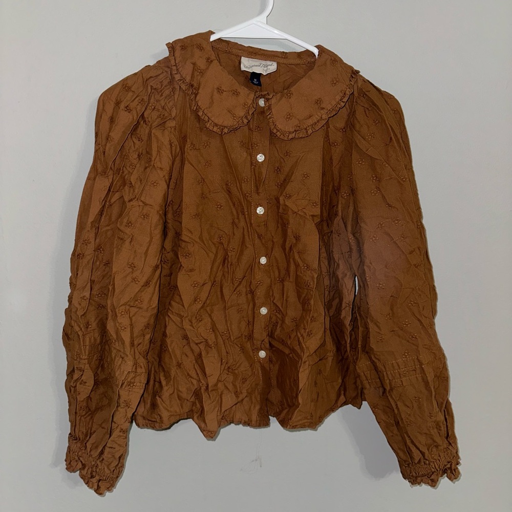 Oversized Collar Blouse